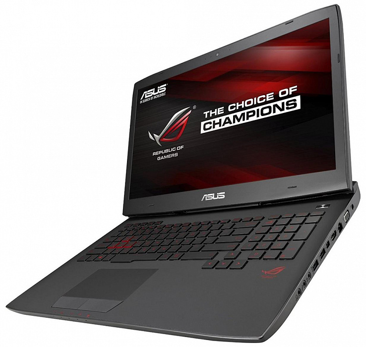 Ноутбук Asus ROG G751JY-T7404T 17.3'', Intel Core i7 4870HQ 2.5 GHz, 8Gb, 2Tb HDD (90NB06F1-M07080) купить в интернет-магазине icover