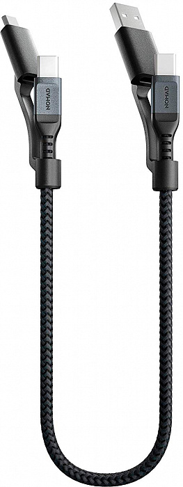 Кабель Nomad Universal Kevlar USB-C/USB-A/microUSB 0.3m (NM01512B00) купить в интернет-магазине icover
