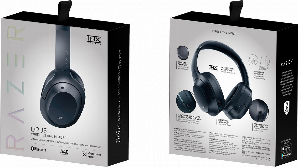 Беспроводные наушники Razer Opus RZ04-03430100-R3M1 (Black) купить в интернет-магазине icover