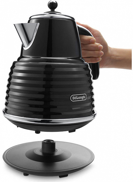 DeLonghi Scultura KBZ 2001 - чайник электрический (Black) купить в интернет-магазине icover