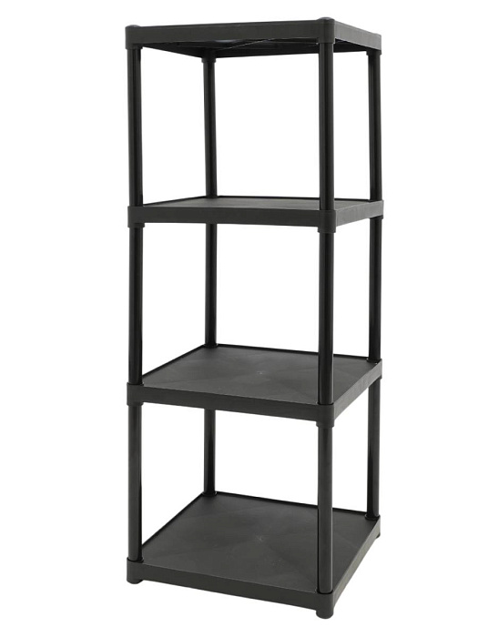 Стеллаж напольный для цветов Ridberg 4 полки (Black) купить в интернет-магазине icover