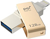 PQI iConnect mini 128Gb (6I04-128GR2001) - внешний накопитель (Gold) купить в интернет-магазине icover