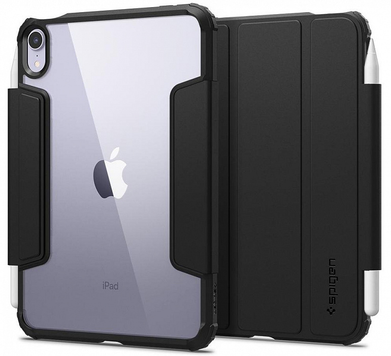 Чехол Spigen Ultra Hybrid Pro (ACS03765) для iPad mini 6 (Black) купить в интернет-магазине icover