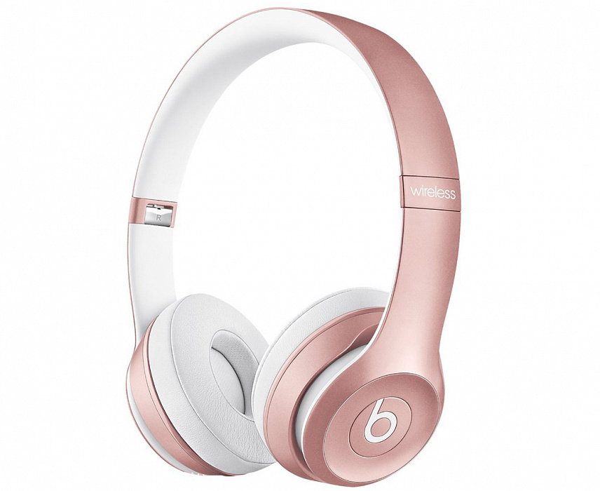 Беспроводные наушники Beats Solo2 Wireless (Rose Gold) купить в интернет-магазине icover