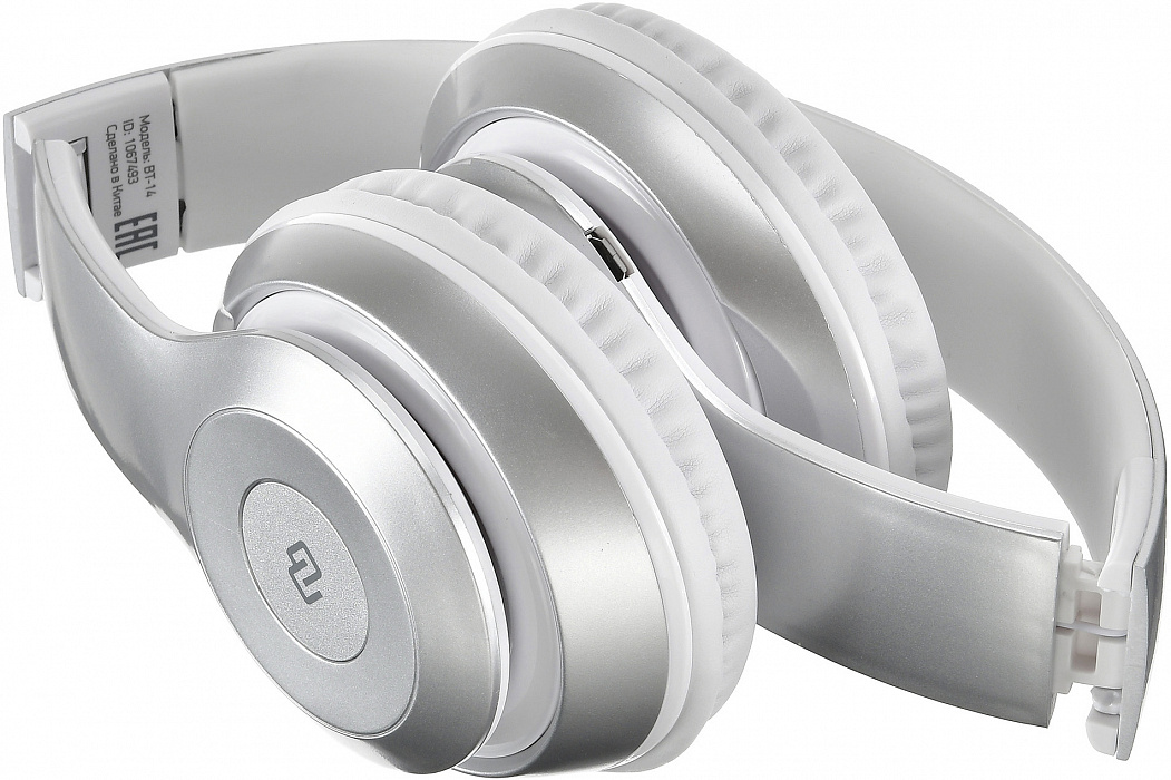 Bluetooth-наушники Digma BT-14 с микрофоном (Silver) купить в интернет-магазине icover