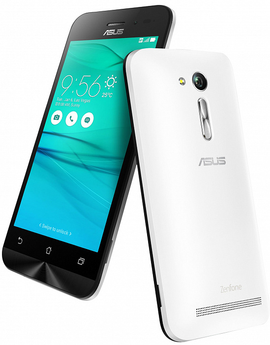 Смартфон Asus ZenFone Go 8Gb (ZB452KG-1B053RU) White купить в интернет-магазине icover
