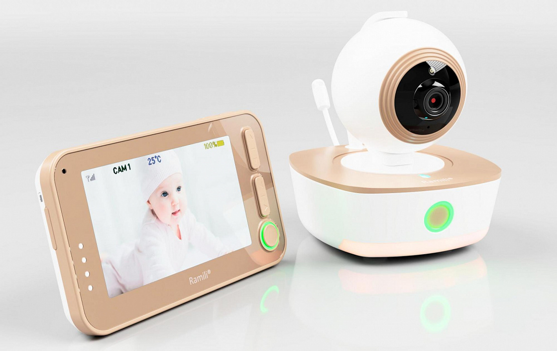 Видеоняня Ramili Baby RV1300X3 (Gold) купить в интернет-магазине icover