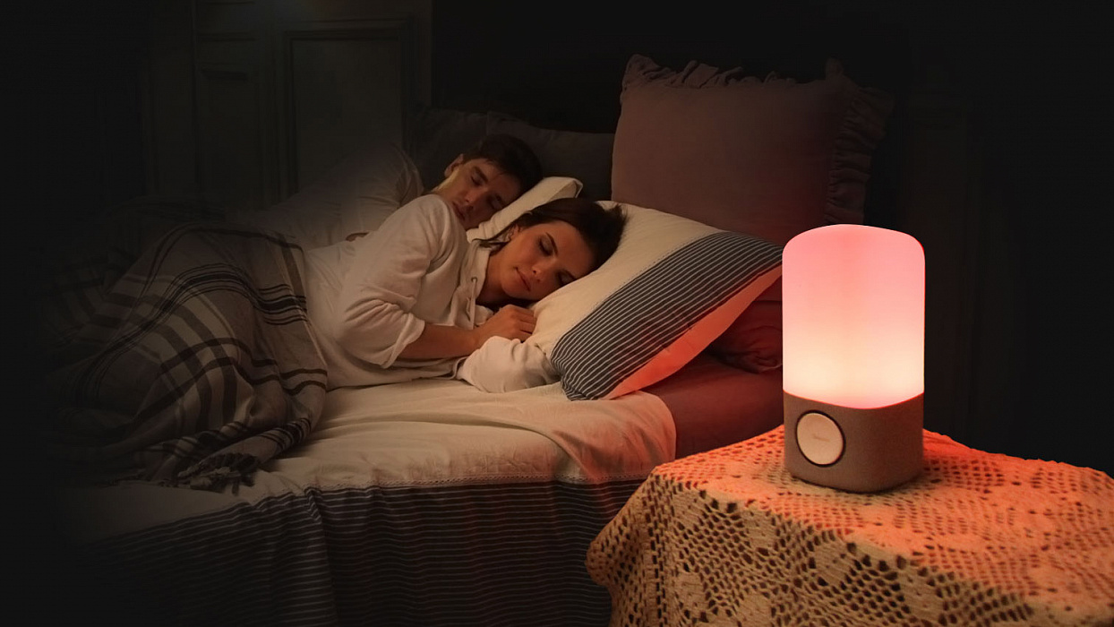 Умная лампа SleepAce Nox Music (Grey) купить в интернет-магазине icover