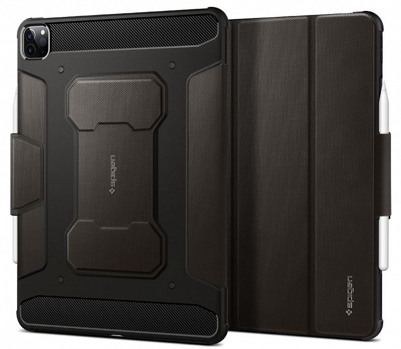 Чехол Spigen Rugged Armor Pro (ACS01031) для iPad Pro 12.9" 2018/2020 (Gunmetal) купить в интернет-магазине icover