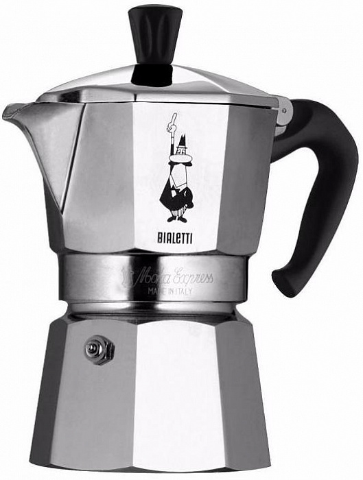 Гейзерная кофеварка Bialetti Moka Express (1164) купить в интернет-магазине icover