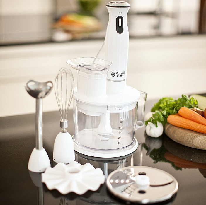 Russell Hobbs Aura 6 в 1 (21500-56) - блендер погружной (White) купить в интернет-магазине icover