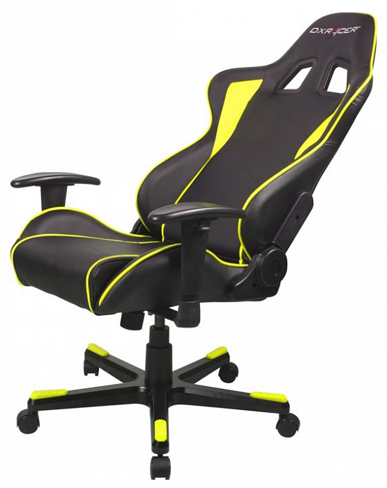 Компьютерное кресло DXRacer OH/FE08 (Yellow) купить в интернет-магазине icover