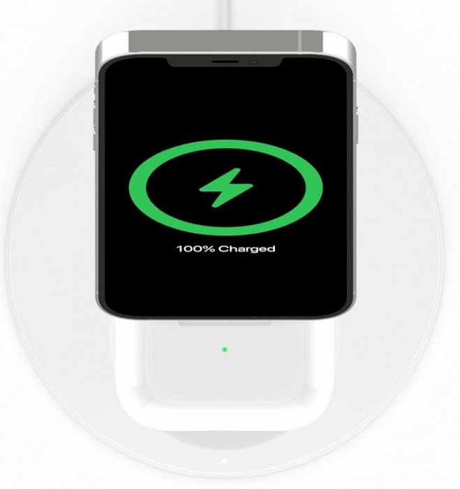 Беспроводное зарядное устройство Belkin BOOST CHARGE PRO with MagSafe WIZ010vfWH (White) купить в интернет-магазине icover