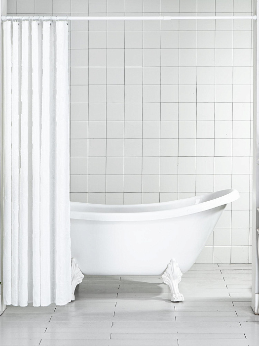 Карниз для ванной телескопический облегченный Ridberg 2.0 120 см (White) купить в интернет-магазине icover