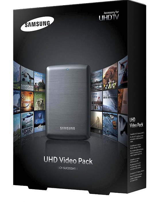 Samsung UHD Video Pack (CY-SUC05SH1/RU) - внешний жесткий диск с UHD контентом купить в интернет-магазине icover