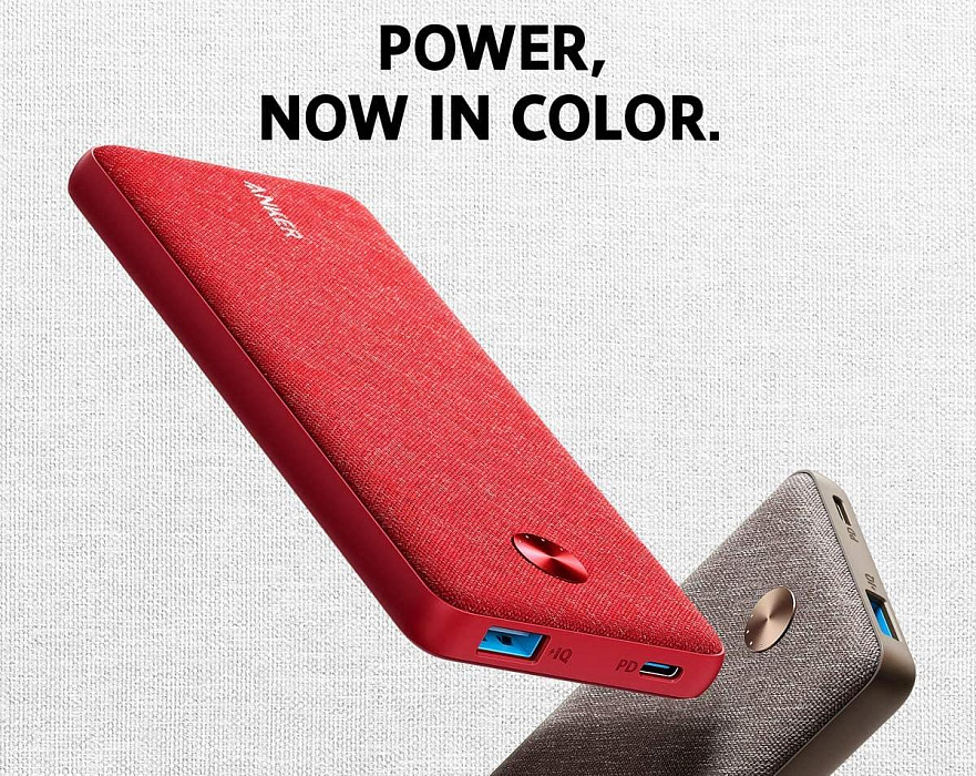 Внешний аккумулятор Anker PowerCore III Sense 10000 mAh (Red) купить в интернет-магазине icover