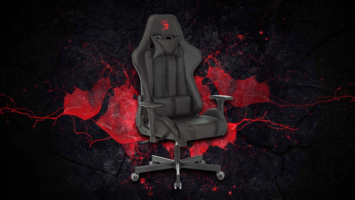 Игровое кресло A4Tech Bloody GC-600 (Black) купить в интернет-магазине icover