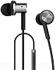 Xiaomi Piston 4 Hybrid Dual Drivers Earphones - внутриканальные наушники с микрофоном (Black/Silver) купить в интернет-магазине icover