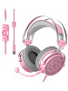 Наушники мониторные Fifine H18V Gaming Headsets (Pink) купить в интернет-магазине icover