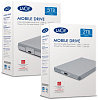 Внешний жесткий диск LaCie Mobile Drive (STHG5000400) 5Tb USB 3.1 Type C (Moon Silver) купить в интернет-магазине icover