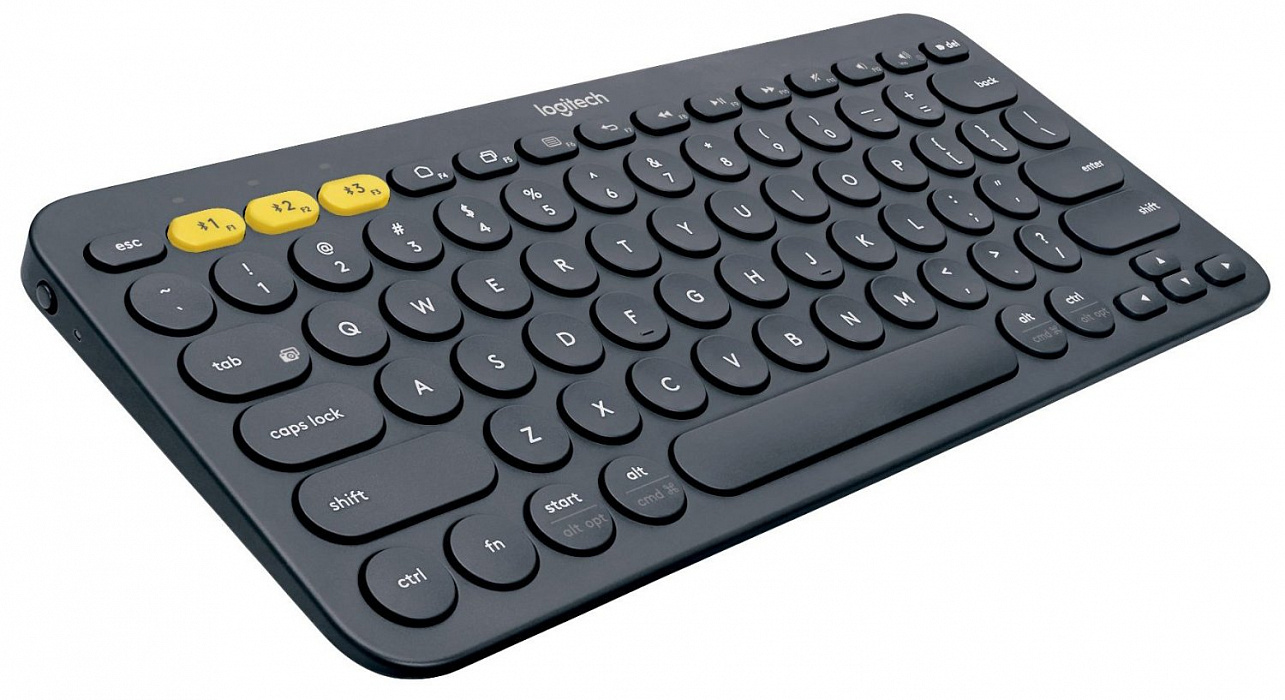 Беспроводная клавиатура Logitech K380 Wireless Bluetooth Keyboard 920-007584 (Dark Grey) купить в интернет-магазине icover
