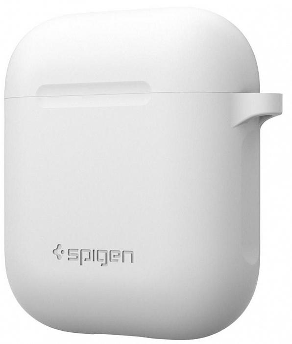 Чехол Spigen Silicone Case (066CS24809) для AirPods (White) купить в интернет-магазине icover