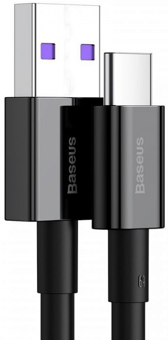 Кабель Baseus Superior Series (CATYS-A01) Fast Charging Data Cable USB/USB-C 66W 2 м. (Black) купить в интернет-магазине icover