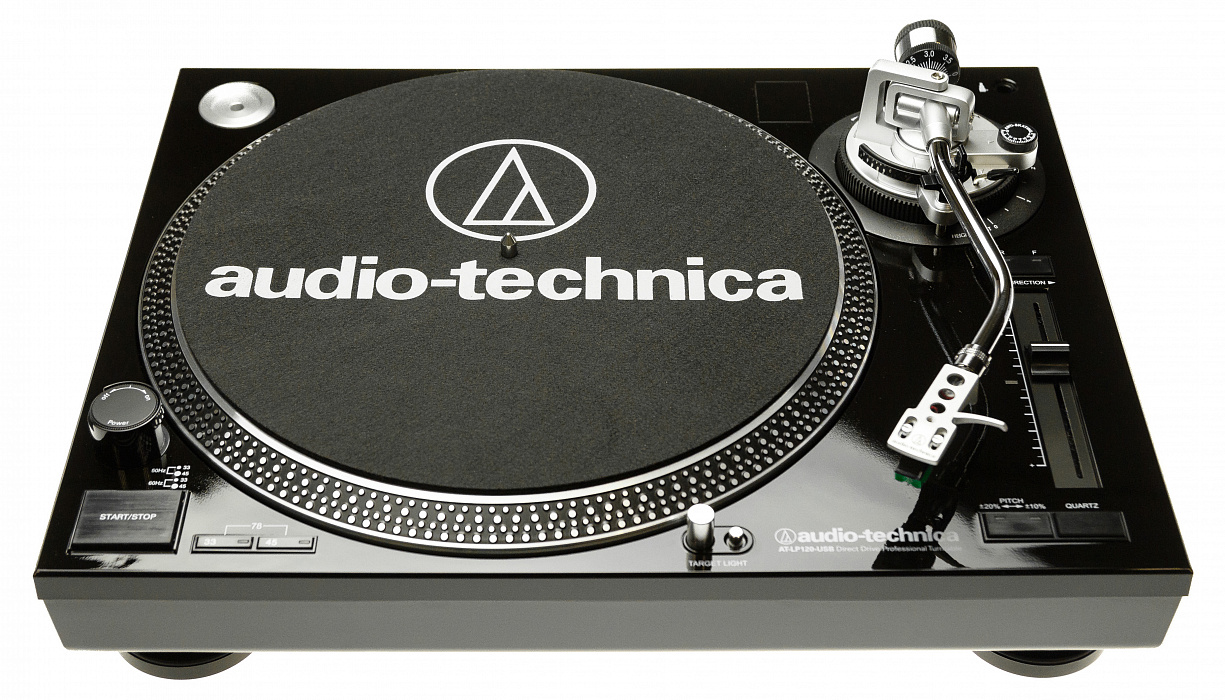 Проигрыватель виниловых пластинок Audio-Technica AT-LP120USBHC (Black) купить в интернет-магазине icover