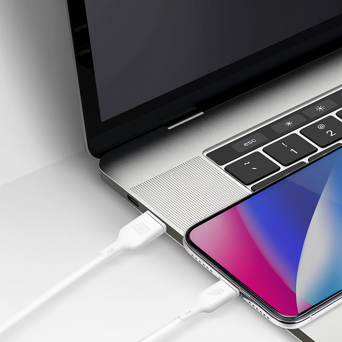 Кабель для iPod, iPhone, iPad Momax Zero DL36 USB-C/Lightning 1.2m (White) купить в интернет-магазине icover