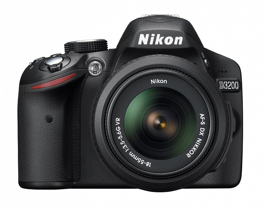 Nikon D3200 - зеркальный фотоаппарат (Black) + объектив 18-55mm VR II купить в интернет-магазине icover