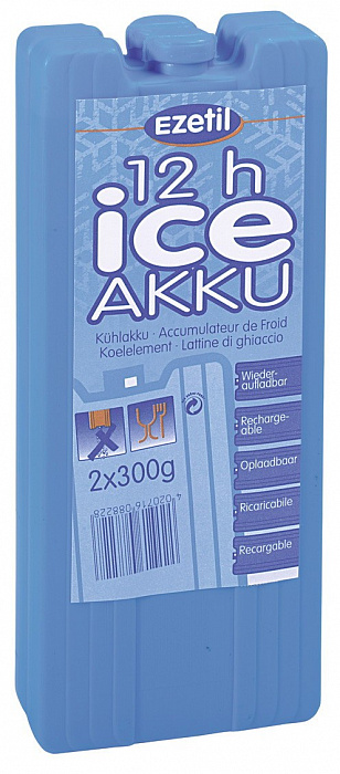 Аккумулятор холода Ezetil 2х300г Ice Akku 882200 (Blue) купить в интернет-магазине icover