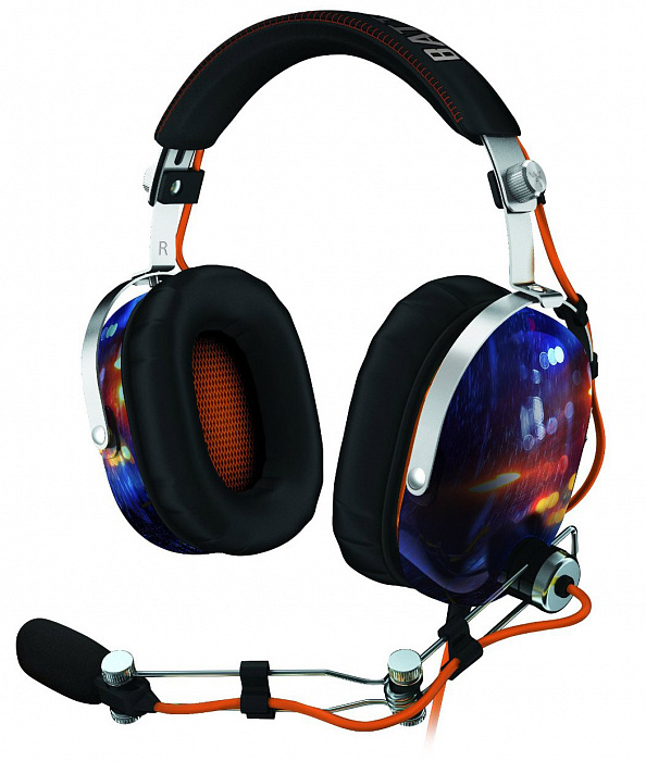 Razer BlackShark Battlefield 4 (RZ04-00720300-R3M1) - игровая гарнитура (Black/Blue) купить в интернет-магазине icover