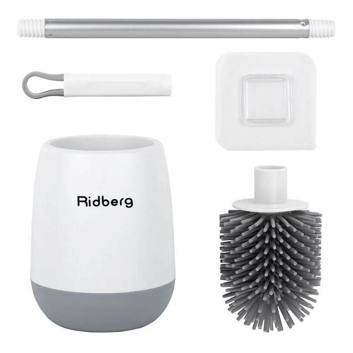 Комплект ершиков Ridberg Toilet Brush Dual YYTB-001 2шт. (White/Grey) купить в интернет-магазине icover