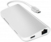 Мультипереходник Satechi Aluminum Type-C Multi-Port Adapter (Silver) купить в интернет-магазине icover