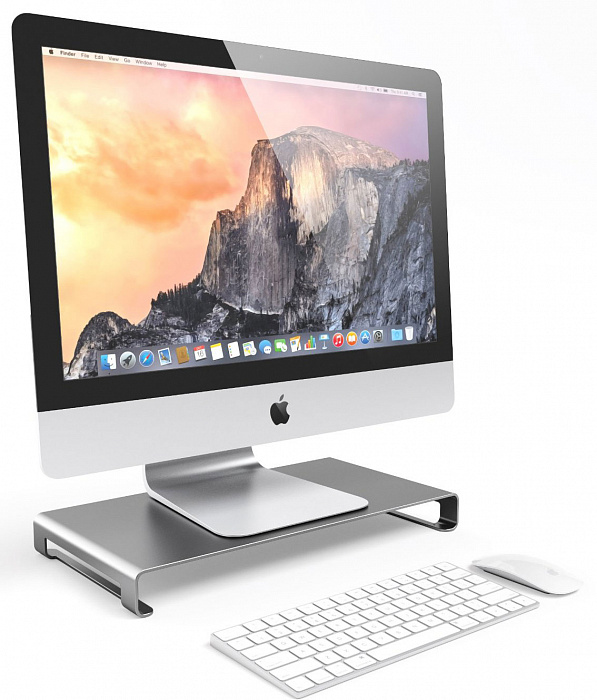 Подставка для монитора Satechi Aluminum Monitor Stand ST-ASMSM (Space Gray) купить в интернет-магазине icover