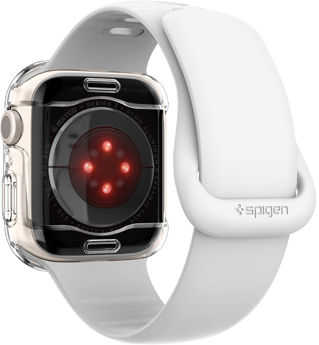 Spigen Ultra Hybrid (ACS04188) для Apple Watch 7 / 8 41mm (Clear) купить в интернет-магазине icover