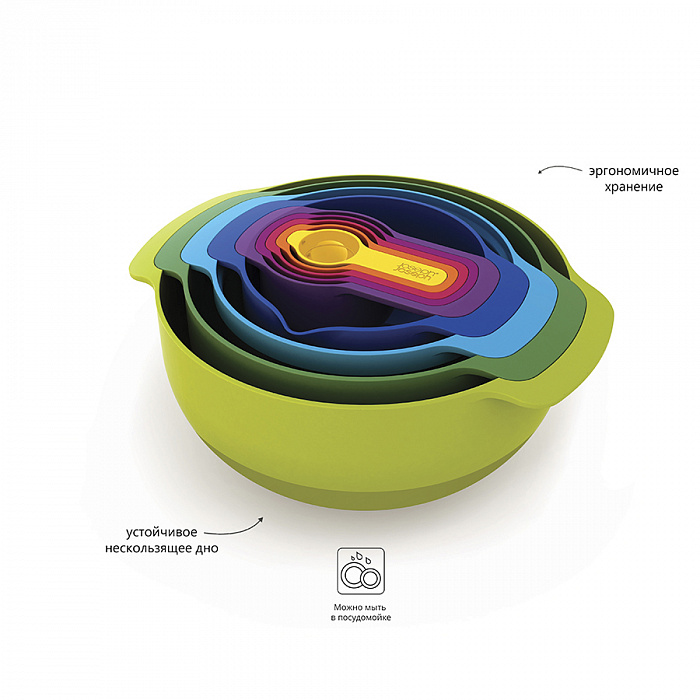 Набор мисок Joseph Joseph Nest™9 купить в интернет-магазине icover