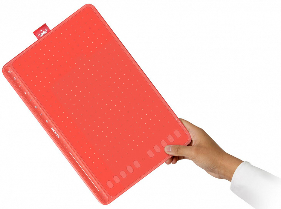 Графический планшет Huion HS611 (Coral Red) купить в интернет-магазине icover