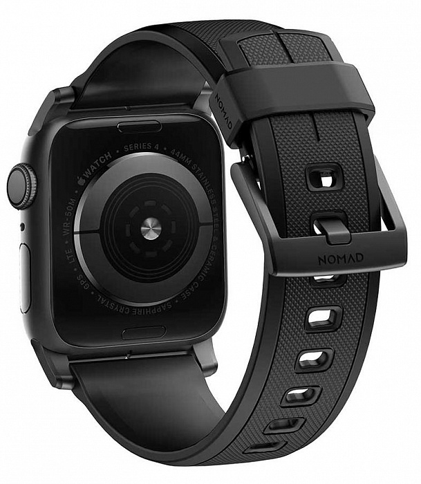 Ремешок Nomad Rugged Strap (NM1A41B000) для Apple Watch Series SE/6/2/3/4 42/44 mm (Black) купить в интернет-магазине icover