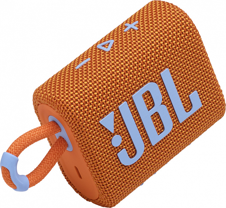 Портативная акустика JBL Go 3 (Orange) купить в интернет-магазине icover
