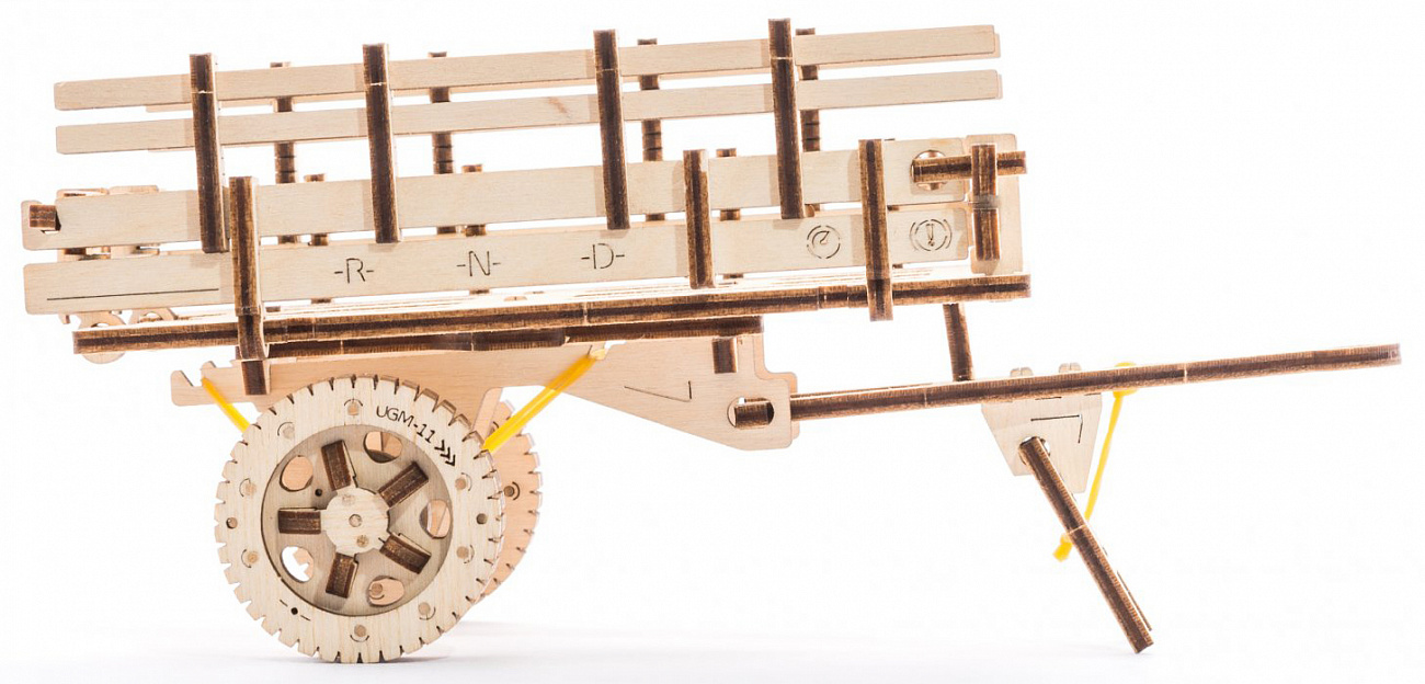 3D-пазл UGears Полуприцеп для модели Пожарная лестница (70022) купить в интернет-магазине icover