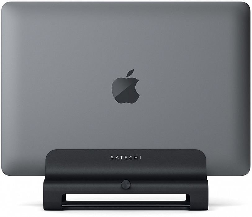 Подставка Satechi Universal Vertical Aluminum (ST-ALVLSK) для ноутбука (Jet Black) купить в интернет-магазине icover