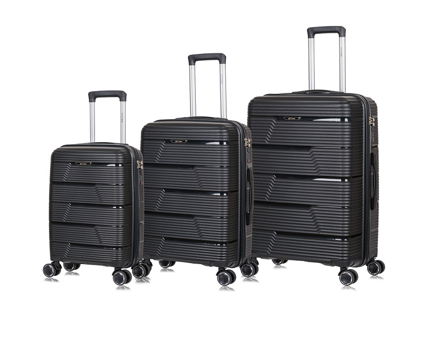 Чемодан L'Case Manila (Black) размер L купить в интернет-магазине icover