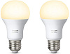Комплект умных светодиодных ламп Philips Hue White E27 2 шт (White) купить в интернет-магазине icover