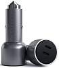 Автомобильное зарядное устройство Satechi 40W Dual USB-C PD ST-U2C40CCM (Space Grey) купить в интернет-магазине icover