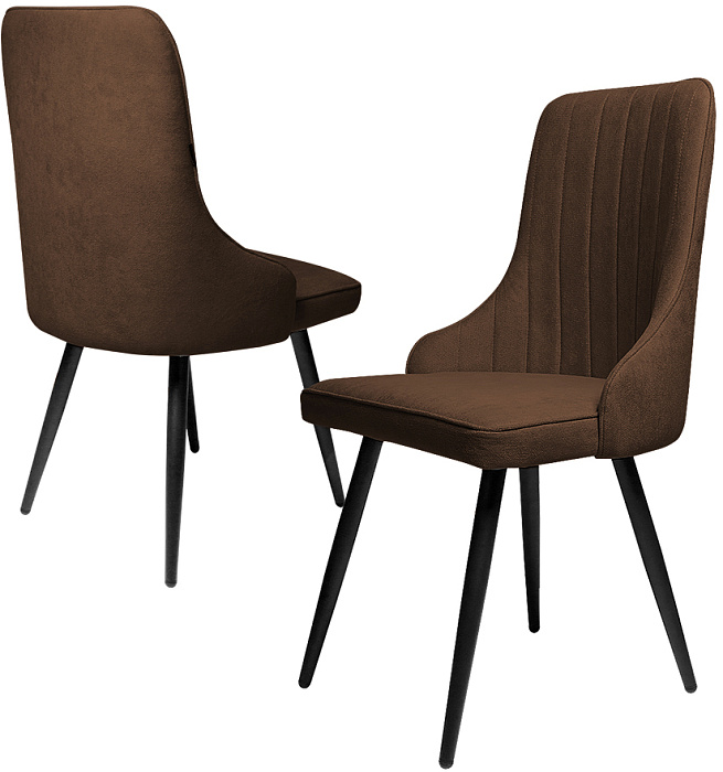 Комплект стульев Ridberg ЛОНДОН Wool 2 шт. (Coffee) купить в интернет-магазине icover