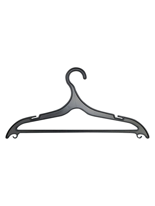 Вешалка-плечики для одежды Ridberg ПВ-03 20 шт (Black) купить в интернет-магазине icover