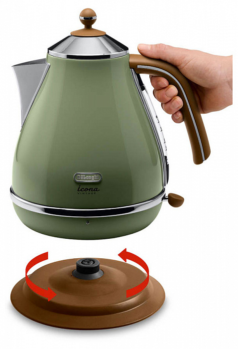 DeLonghi KBOV 2001 - электрический чайник (Green) купить в интернет-магазине icover