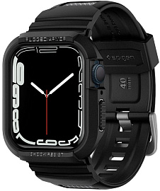 Купить чехол spigen rugged armor pro (acs00546) для apple watch series 7/se/6/5/4 41mm/40mm (black) в Москве. В нашем каталоге интернет-магазина icover.ru вы можете ознакомиться с ценами, подробным описанием, фотографиями и техническими характеристиками. Низкие цены. Высокое качество. Доставка по России. Заказать товары по телефону +7(495)229-39-50 Чехол Spigen Rugged Armor Pro (ACS00546) для Apple Watch series 7/SE/6/5/4 41mm/40mm (Black) купить в интернет-магазине icover