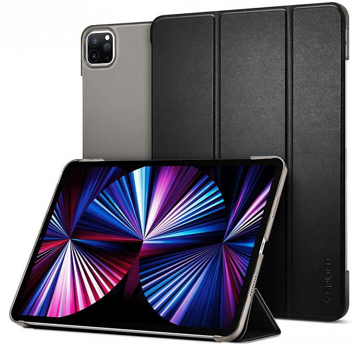 Чехол Spigen Smart Fold (ACS02887) для iPad Pro 11'' 2021 (Black) купить в интернет-магазине icover